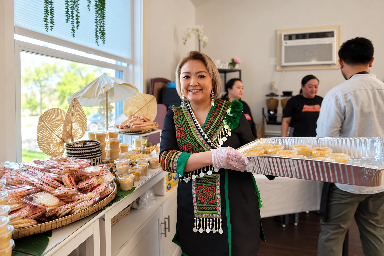 Cross Connection serving guests with Hmong hospitality
