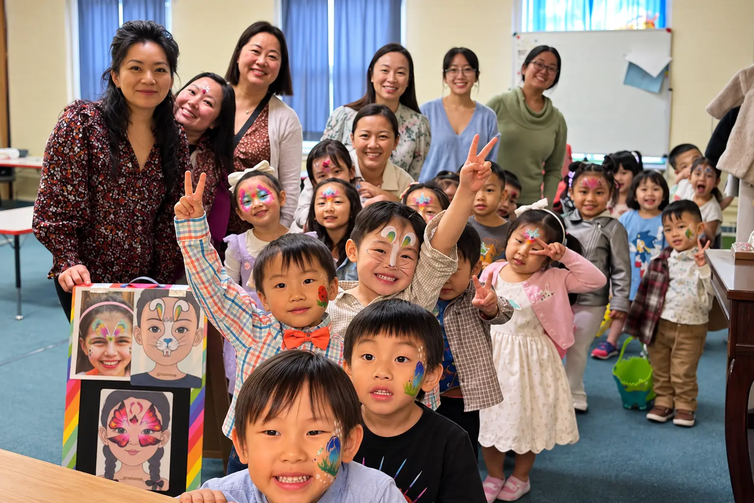 GHAC children and ministry leaders enjoying a Sunday School activity